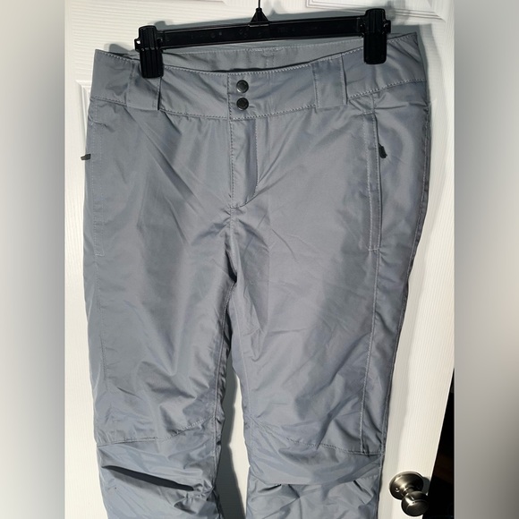 Columbia Women’s Gray Insulated Bugaboo Snowboard Pants with Omni Heat Medium M - Picture 2 of 10